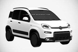 Изображение полноприводного Fiat Panda 