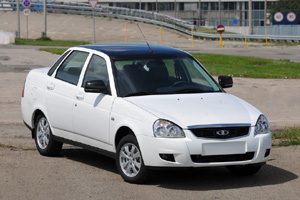 Lada Priora получила двухцветный окрас кузова