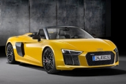 Озвучена стоимость нового Audi R8 V10 Spyder