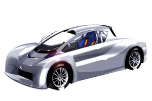 Mitsubishi i-MiEV Prototype поднимется в гору Пайкс Пик