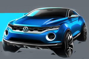 Кроссовер Volkswagen T-Roc - первые официальные изображения