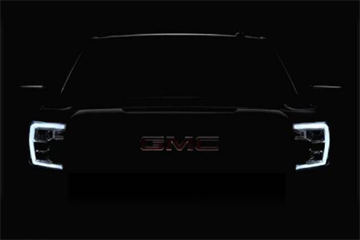 Официальный тизер нового GMC Sierra