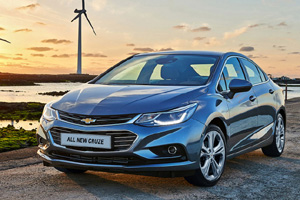 Новый Chevrolet Cruze представили в Южной Корее