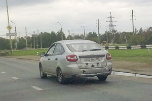 Хэтчбек Lada Granta сбросил камуфляж 