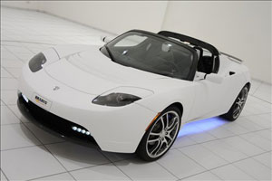 Brabus "обработал" электрокар Tesla Roadster как надо