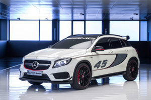 Mercedes-Benz GLA 45 AMG на автосалоне в Лос-Анджелесе