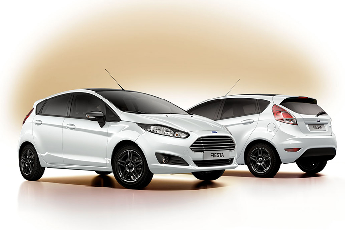 Ford Fiesta White and Black