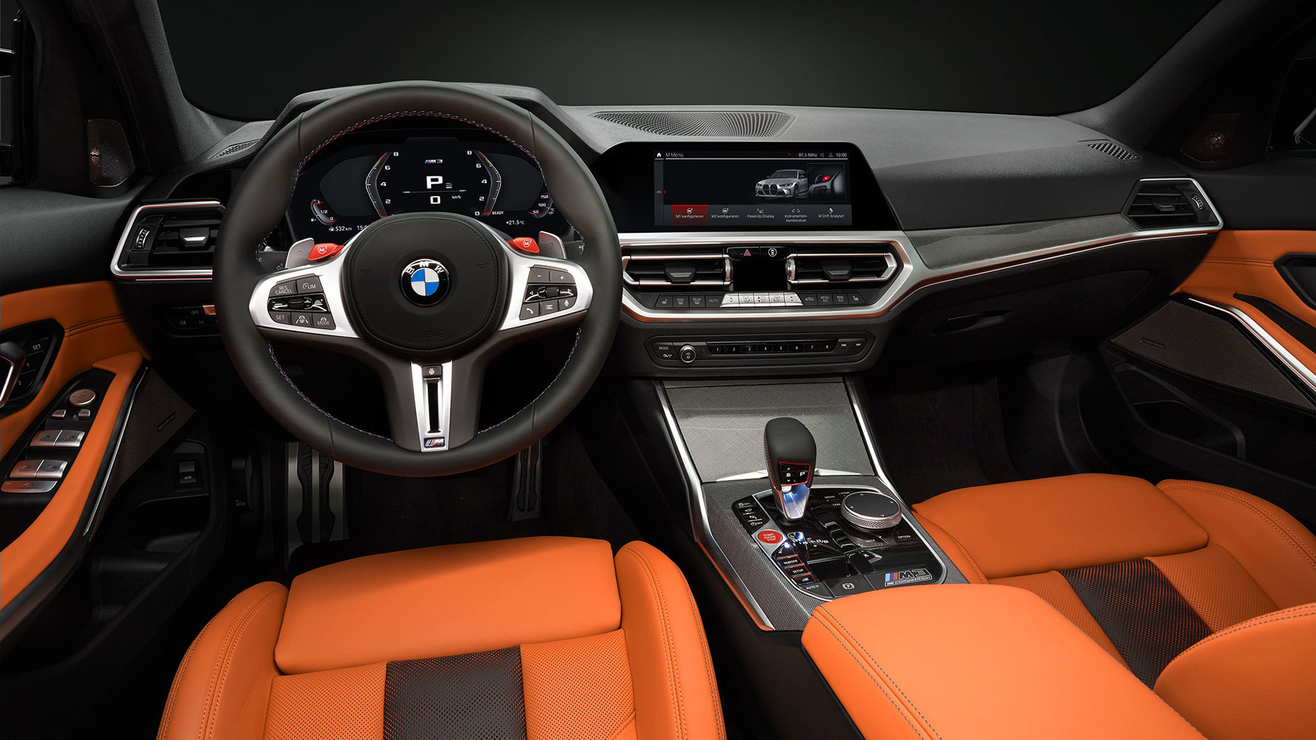 BMW m3 interior.