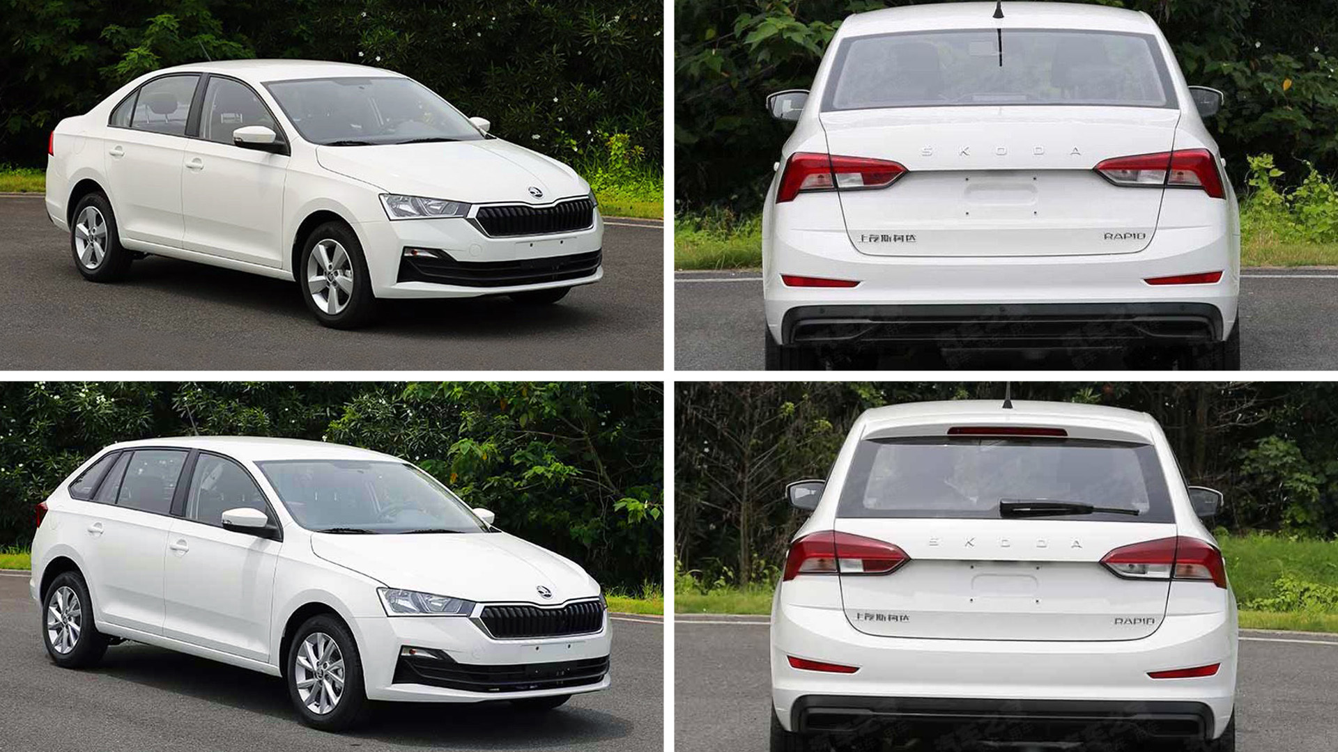 Обновлённый skoda rapid (версия для Китая)