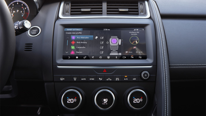 технология Jaguar Smart Settings